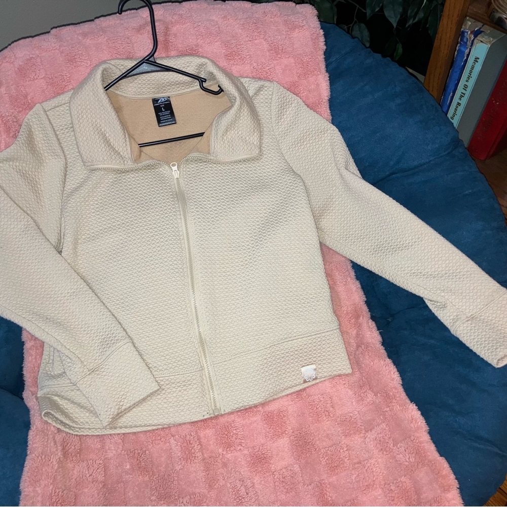 Pro Player Women's Cream Bomber Jacket